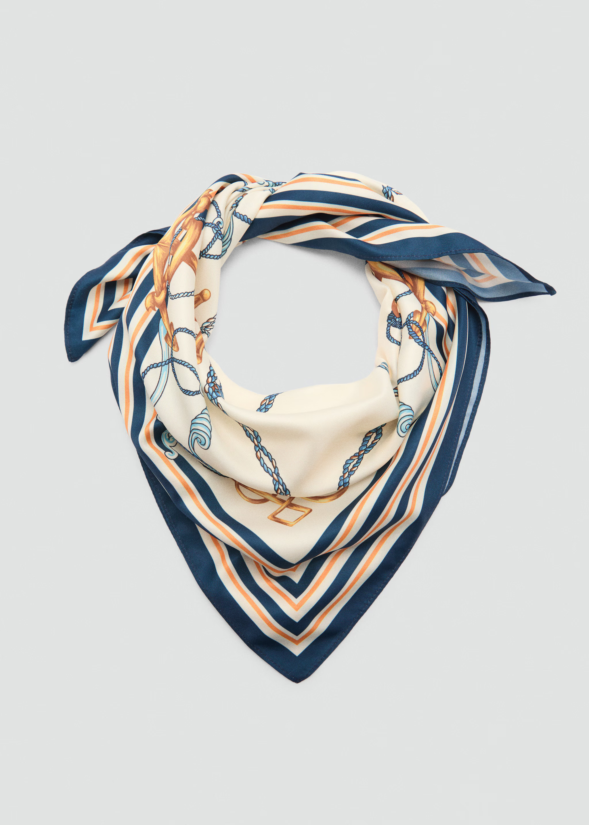 Multi-color print scarf | MANGO (US)