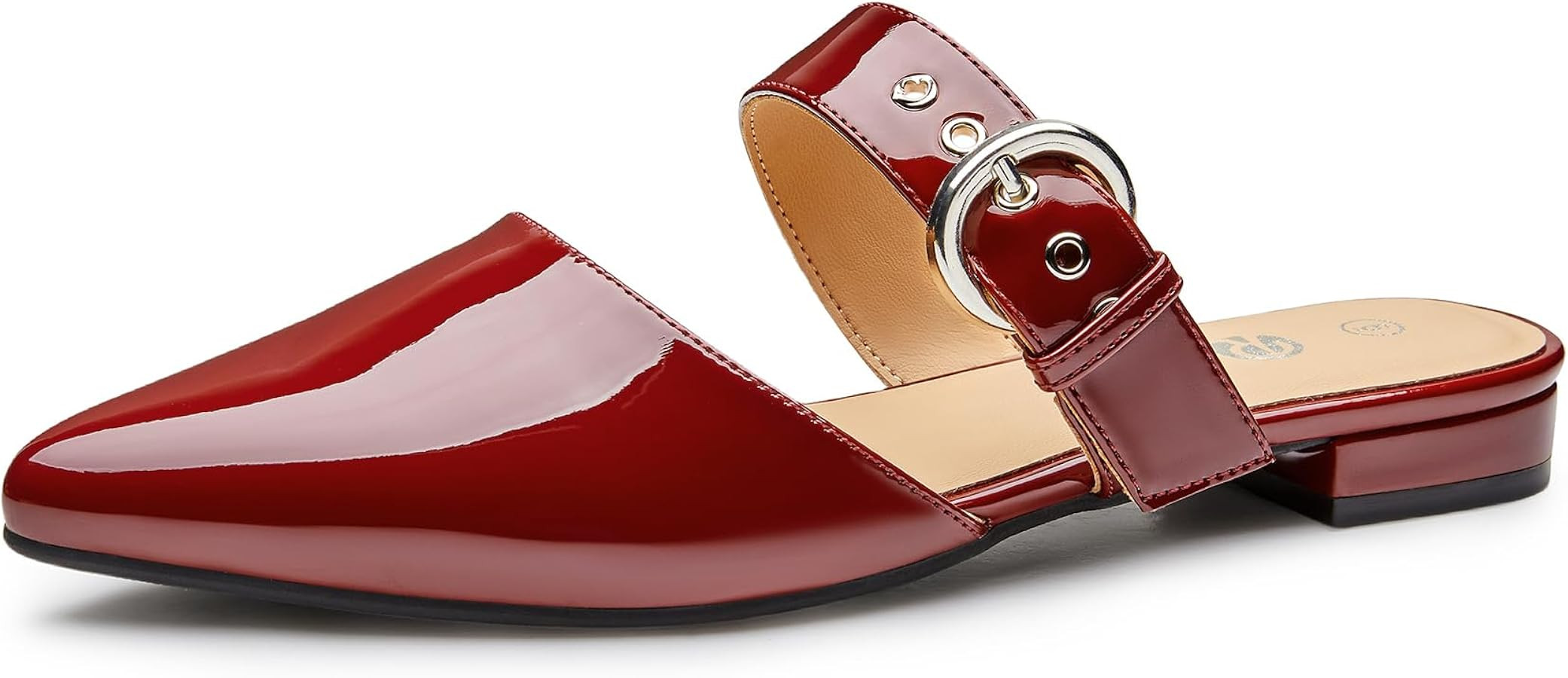 Rekayla Mules for Women Adjustable Strap Pointed Toe Backless Loafer Shoes… | Amazon (US)