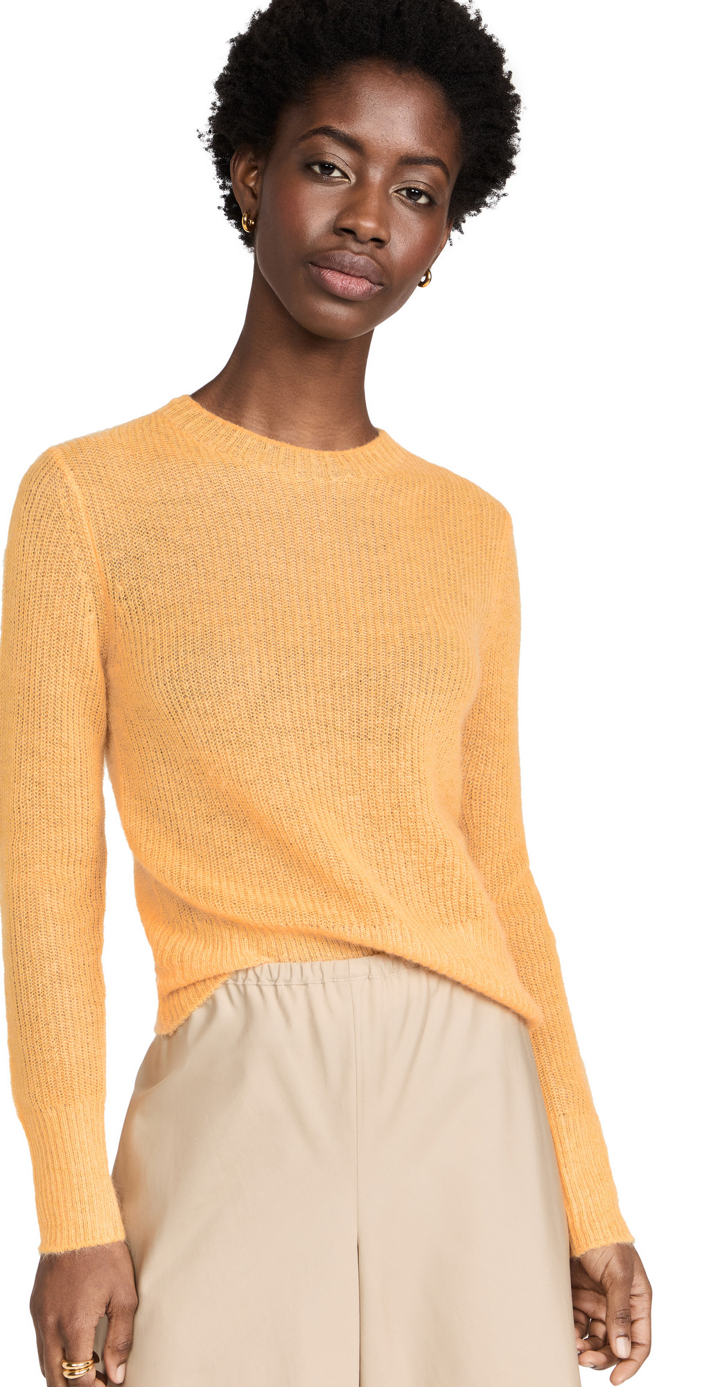 Ribbed Featherweight Crew | Shopbop