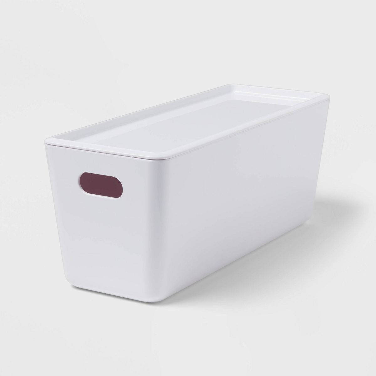 5L Stacking Bin with Lid White - Brightroom™ | Target