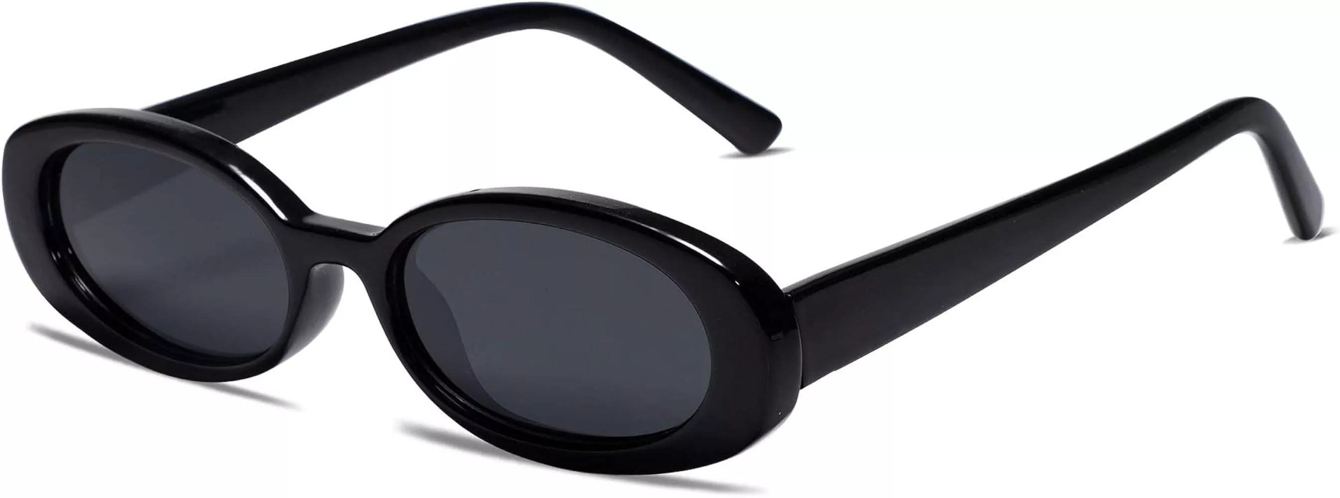 VANLINKER Women's Small Trendy Skinny Cat Eye Sunglasses