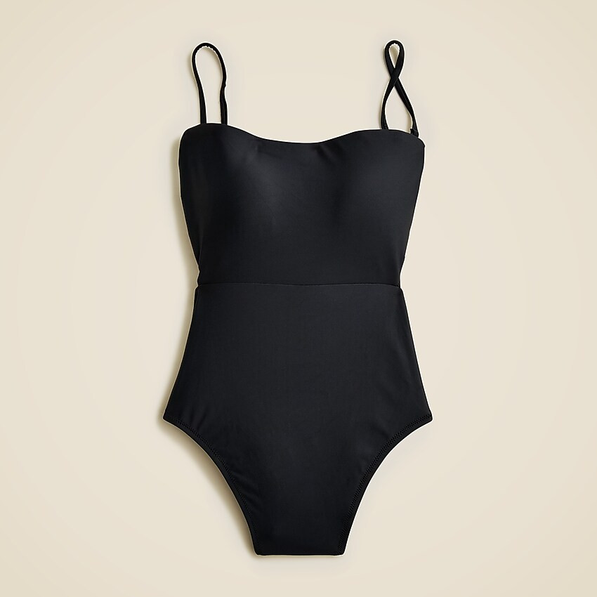 Cutout tie-back one piece | J. Crew US