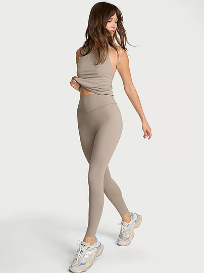 VSX Elevate™ Legging, Beige, L25Ins - Women's Bottoms - Victoria's Secret | Victoria's Secret (US / CA )
