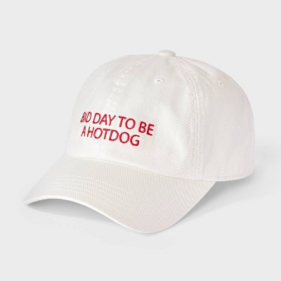 Bad Day Hot Dog Baseball Hat - Universal Thread™ White | Target