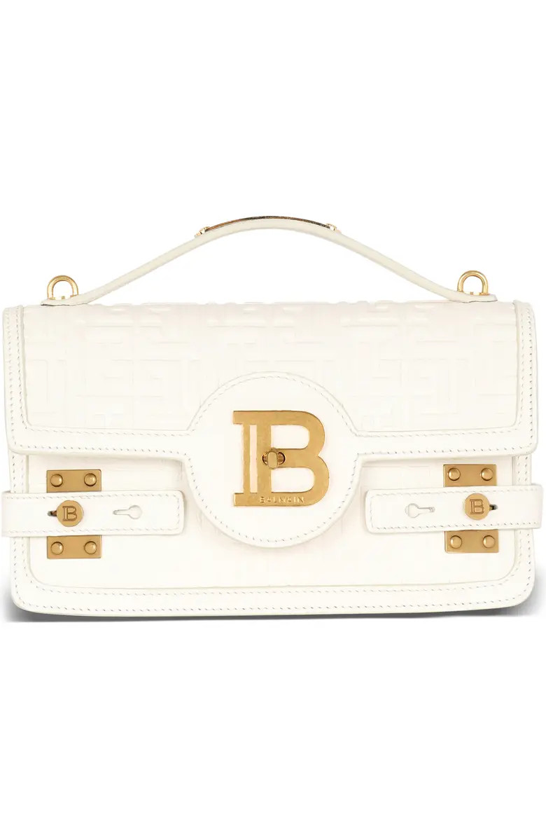 B-Buzz 24 Monogram Embossed Leather Top Handle Bag | Nordstrom
