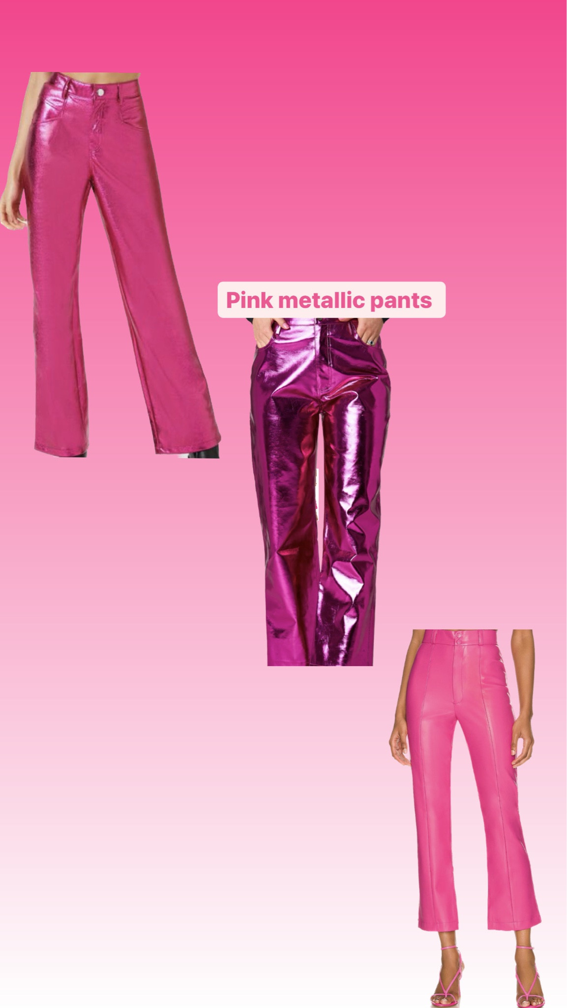 Obsessed with metallic pants 

#LTKfindsunder50 #LTKparties #LTKfindsunder100