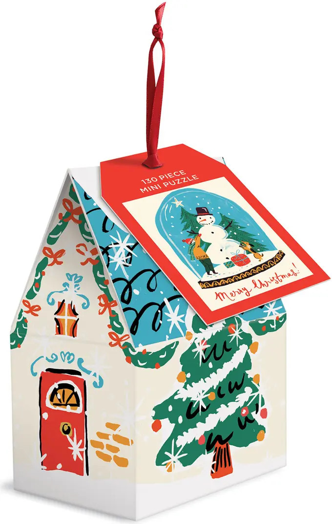 Snow Globe 130-Piece Mini Puzzle Ornament | Nordstrom