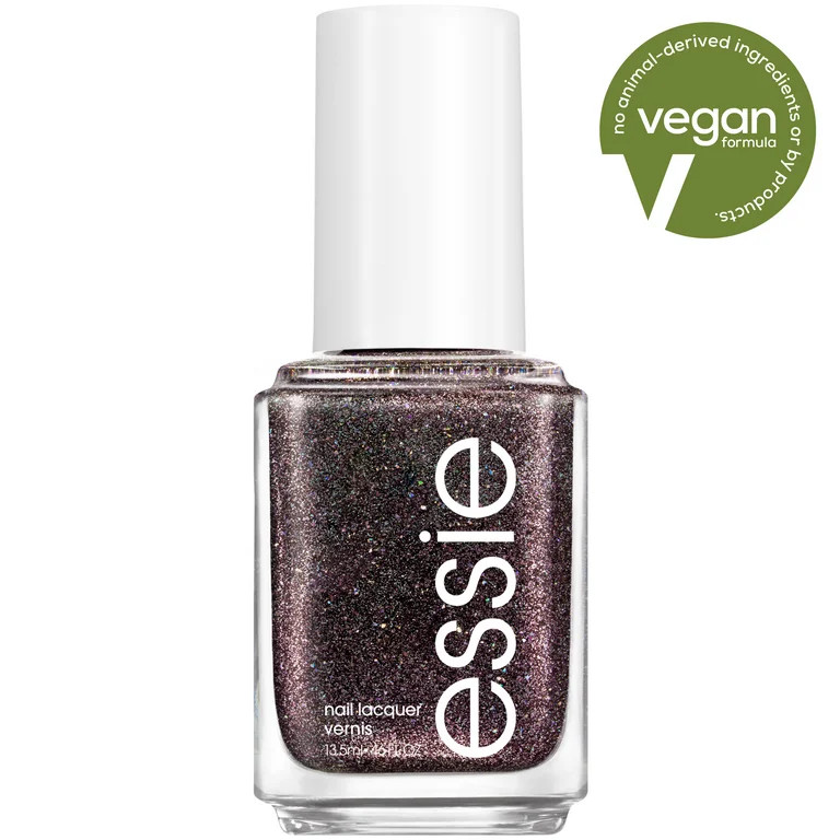 Essie nail polish, punk at heart, black, studs & spikes, 0.46 fl oz Bottle | Walmart (US)