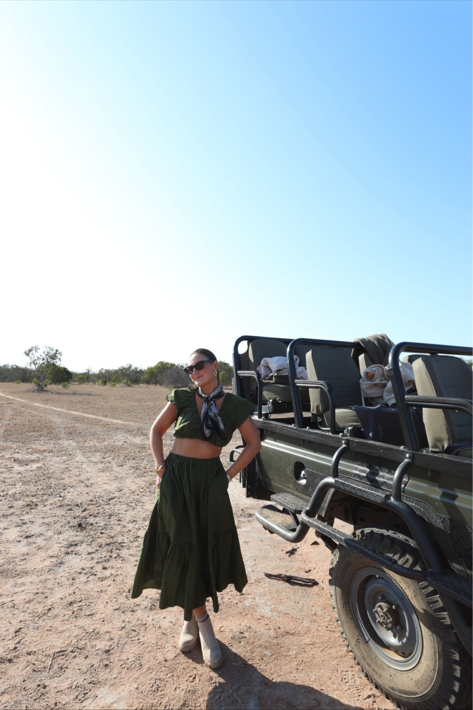 Safari outfit details. Sharing my set + outfit details! 

Safari outfit inspo 
Fall fashion 
Fall accessories 

#LTKStyleTip #LTKTravel #LTKFindsUnder100