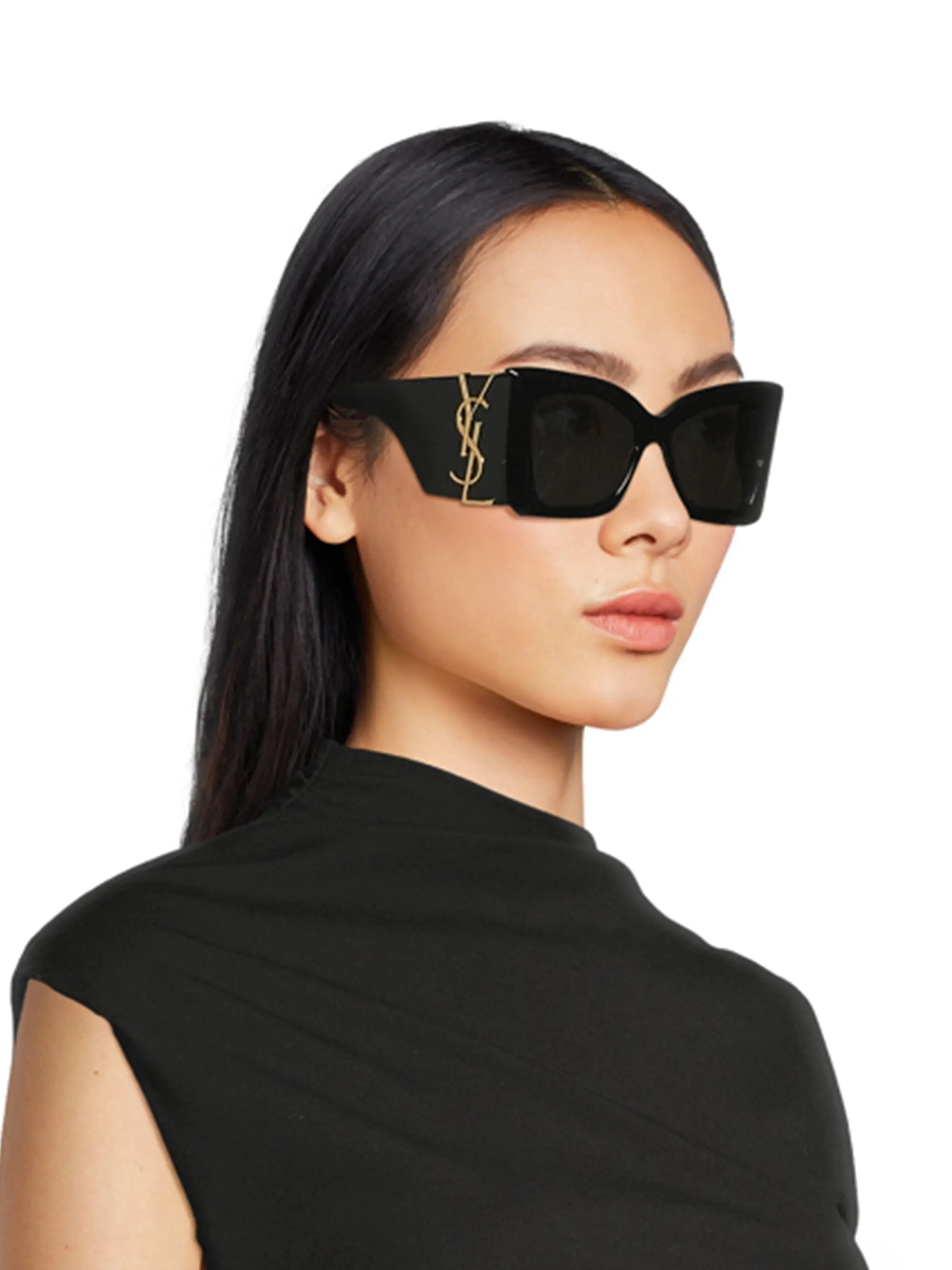 Monogram Acetate 54MM Blaze Rectangular Sunglasses | Saks Fifth Avenue