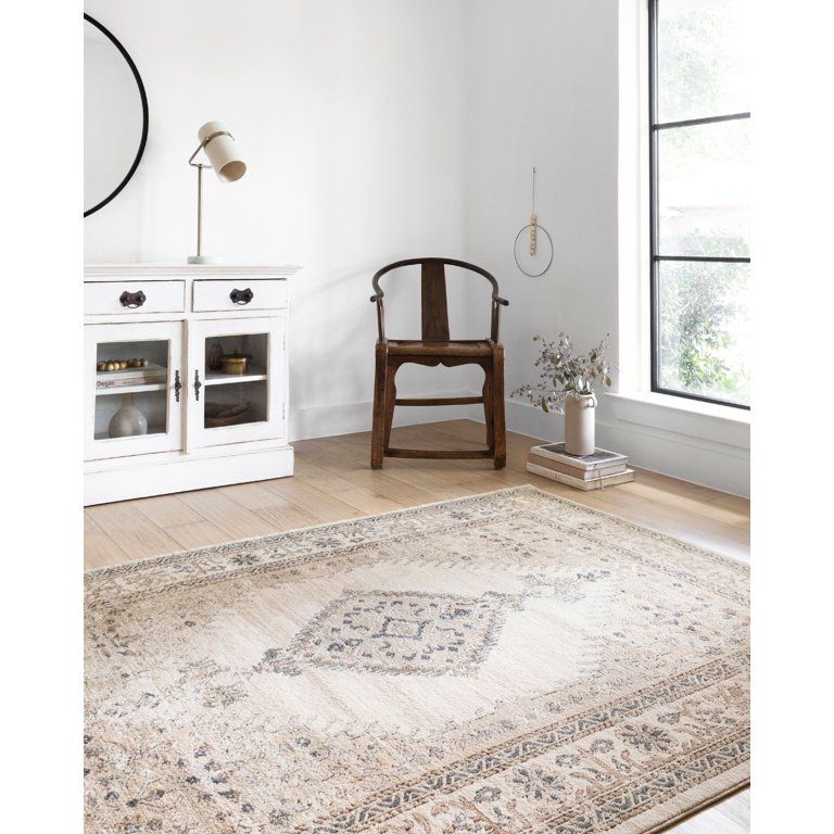 Loloi II Teagan Oriental Oatmeal / Ivory Area Rug - Walmart.com | Walmart (US)