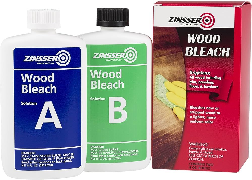 Zinsser 300451 Wood Bleach, 8 oz, 8 Ounce (Pack of 2) | Amazon (US)