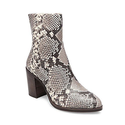 Steve Madden Women's Rewind Fashion Boot, Natural Snake, 10 M US | Amazon (US)