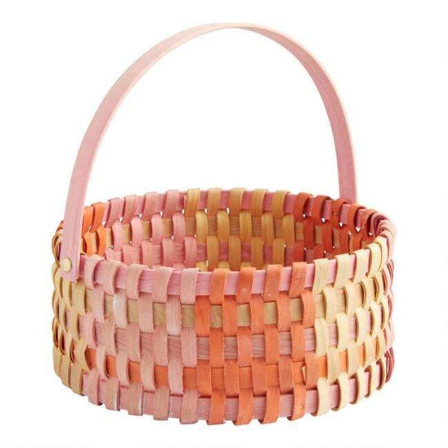 Large Ombre Woven Easter Basket | World Market