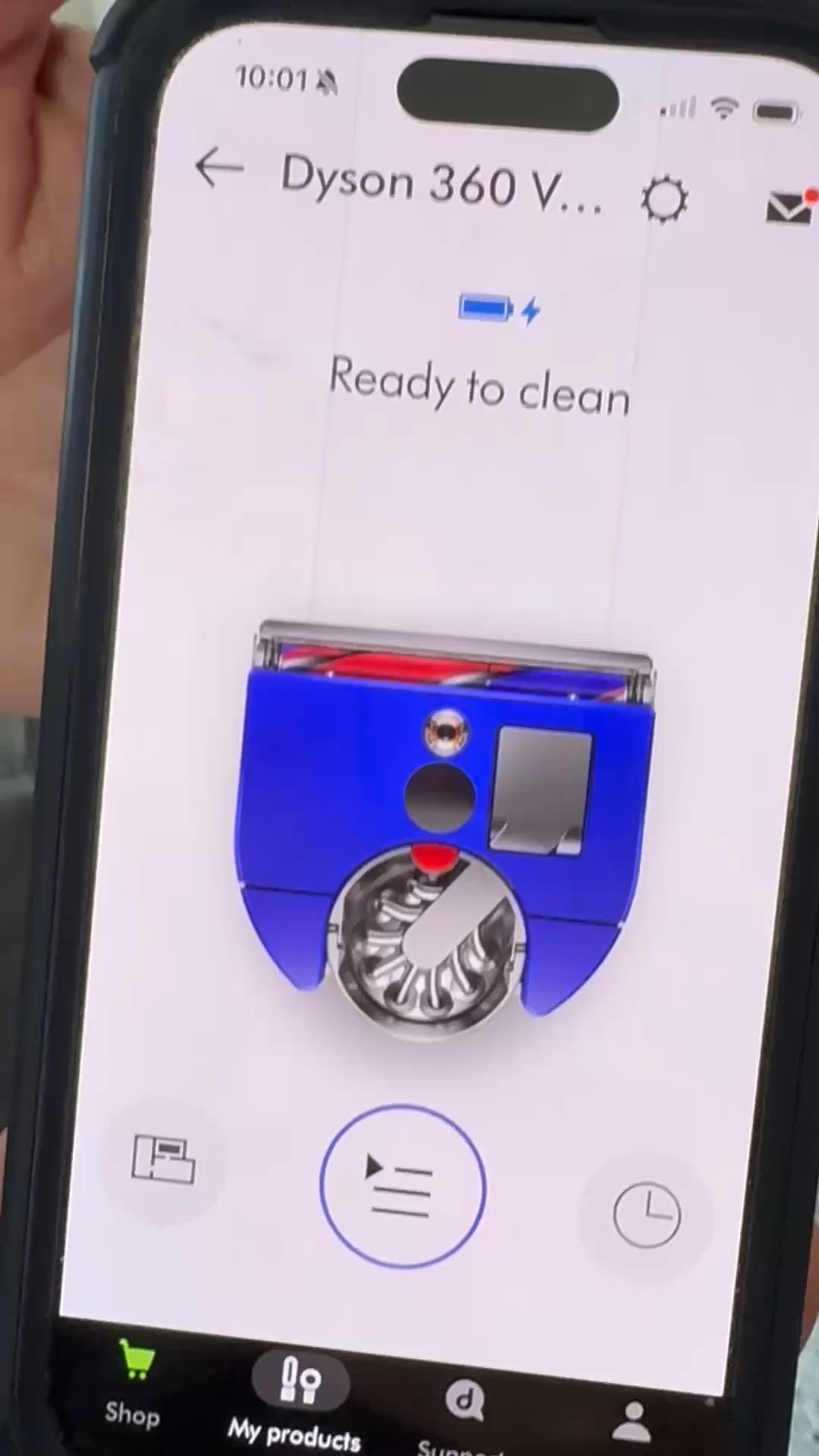 The Dyson 360 robot vacuum is so impressive. I love how close it gets to the walls and keeps the hard floors and rugs so clean!

#LTKHome