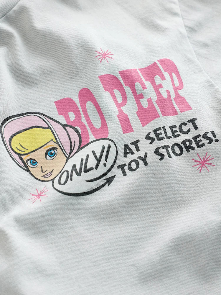 Grey Bo Peep Oversized Toy Story Graphic Print T-Shirt (3-16yrs) | Next US