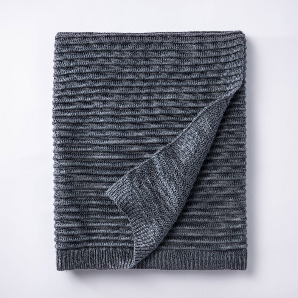 Rib Knit Throw Blanket - Threshold™ designed with Studio McGee | Target