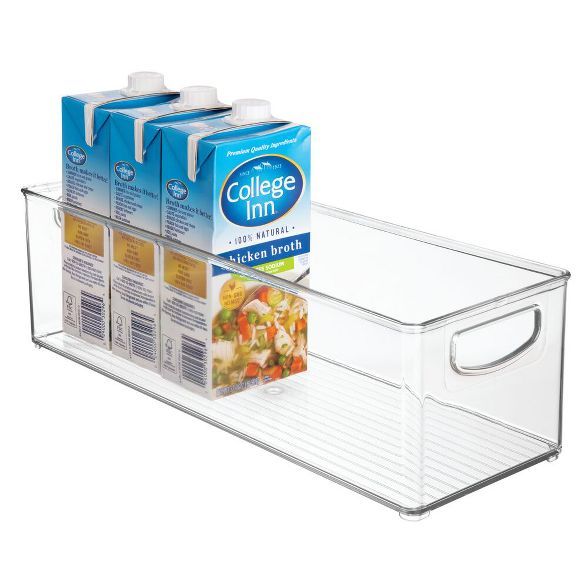 mDesign Plastic Kitchen Food Storage Organizer Bin - 4 Pack, Clear | Target