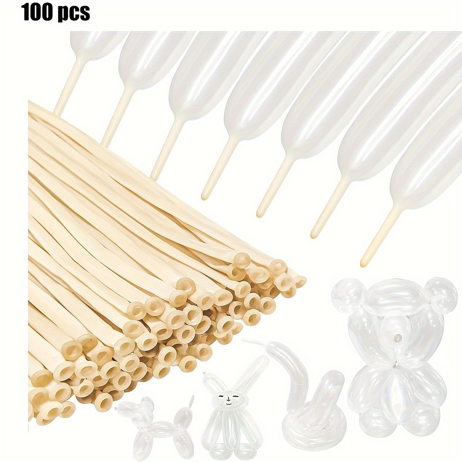 clear 260 balloons clear long skinny latex balloons - Temu Canada | Temu Affiliate Program