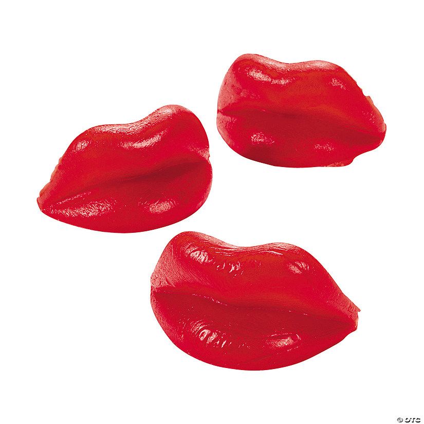 Red Wax Lips - 12 Pc. | Oriental Trading Company