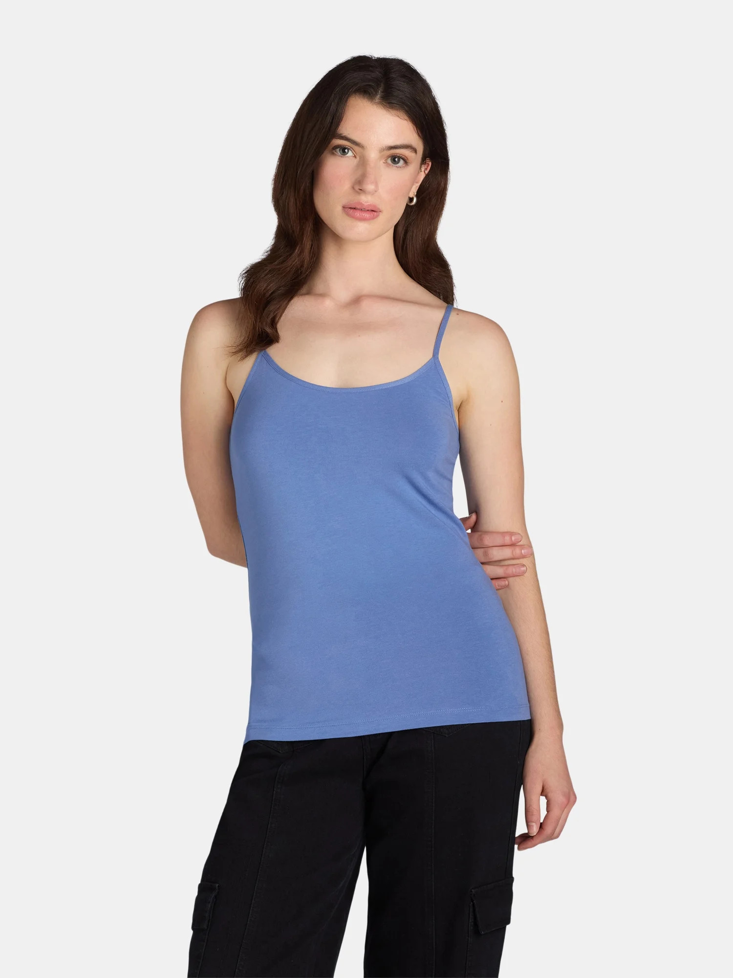 Time and Tru Women's Cami with Adjustable Straps, Sizes XS-XXXL | Walmart (US)