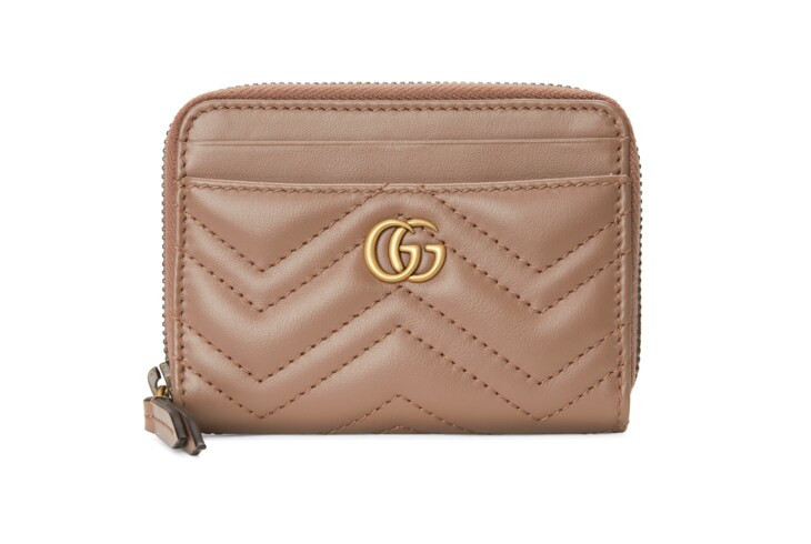 Gucci GG Marmont matelassé zip card case | Gucci (US)