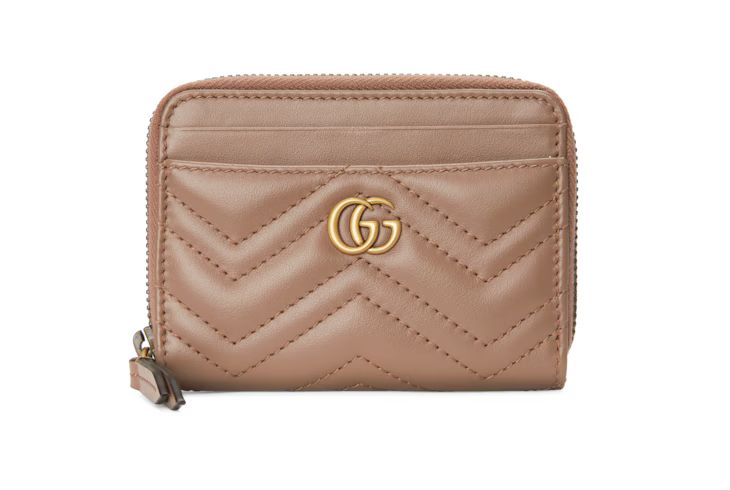 Gucci GG Marmont matelassé zip card case | Gucci (US)