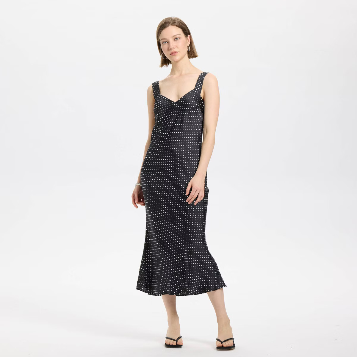 Women's Broad Strap Midi Slip Dress - A New Day™ | Target