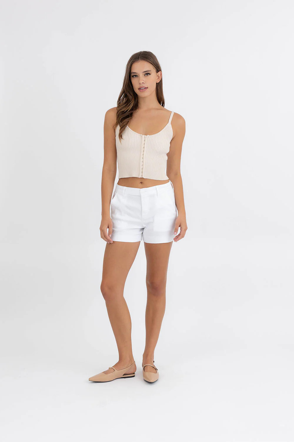 Jolene Linen Short | Level 99 Jeans