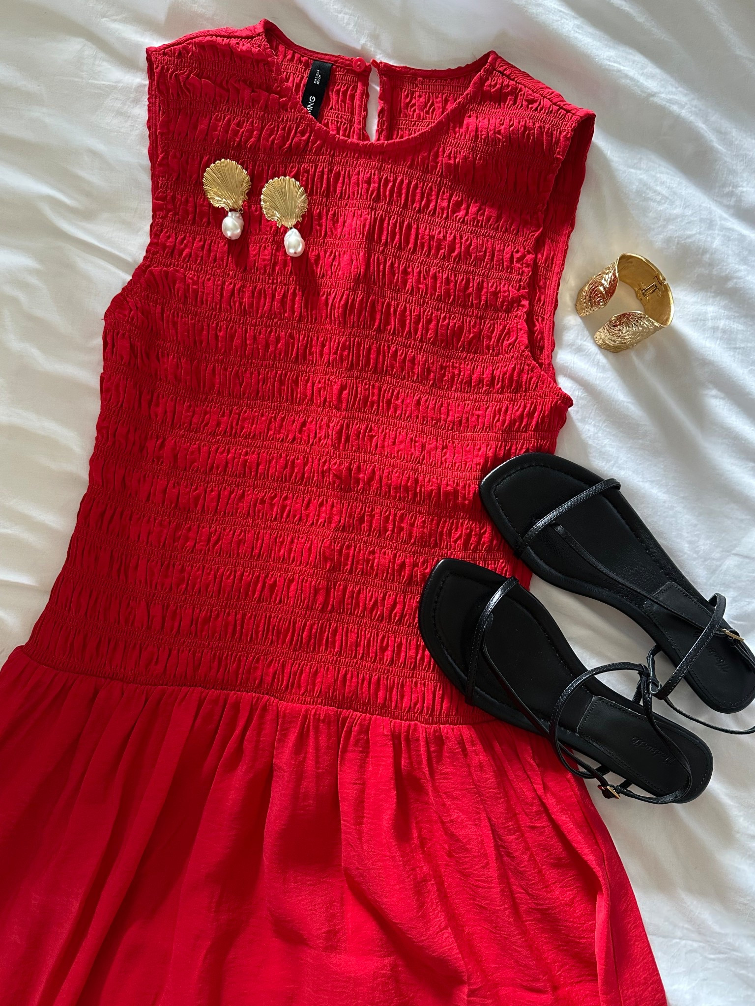Dinner outfit / summer occasion dress 

Mango red dress 
Madewell strappy sandals 

#LTKxMadewell #LTKFindsUnder100