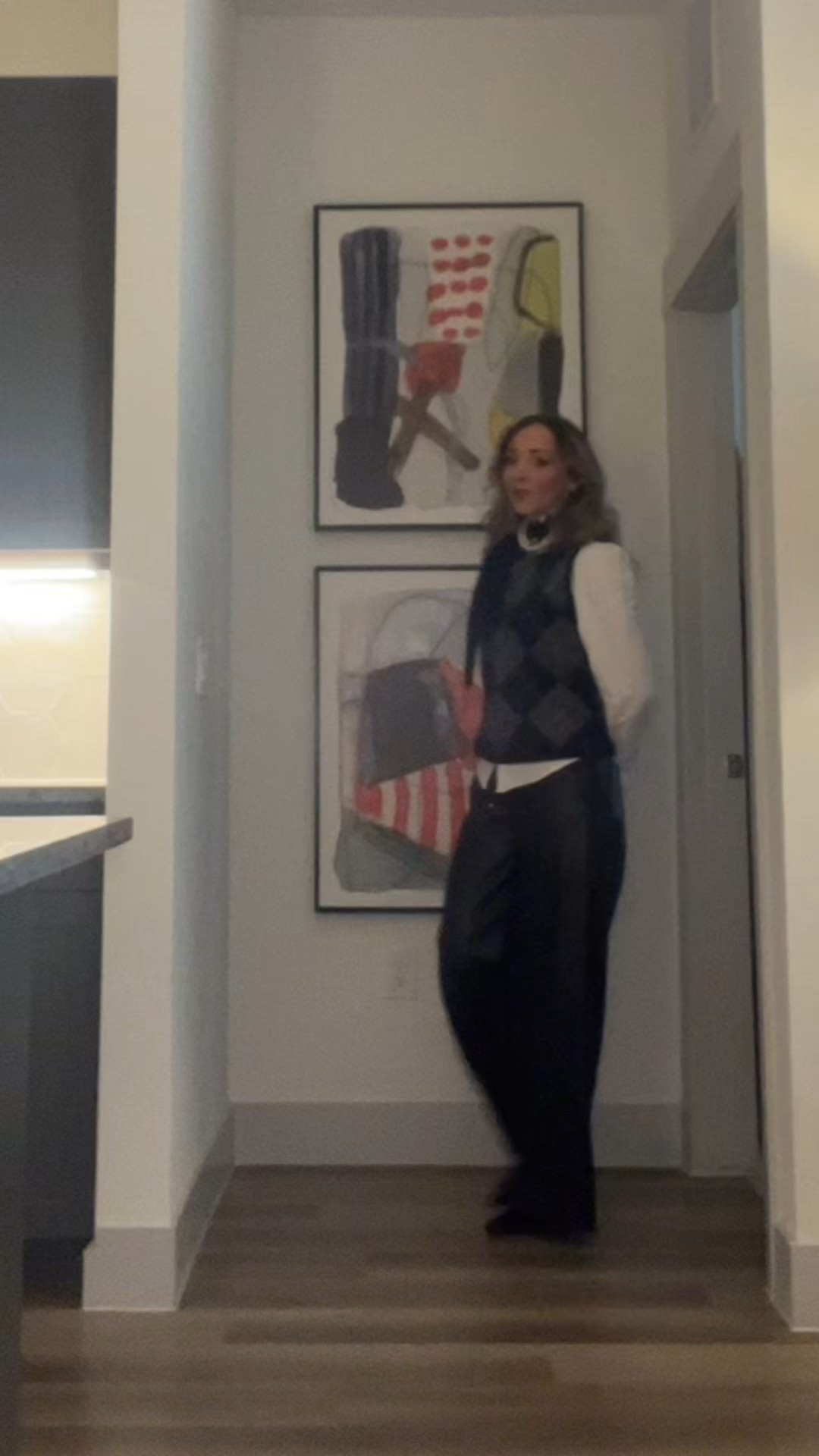 Winter work wear that you can keep casual or dress up. Hm sweater vest and button down, black Zara leather pants, Amazon shoes,  normal jewelry stack!! Happy Monday :)

#LTKWorkwear #LTKootd #LTKFindsUnder100