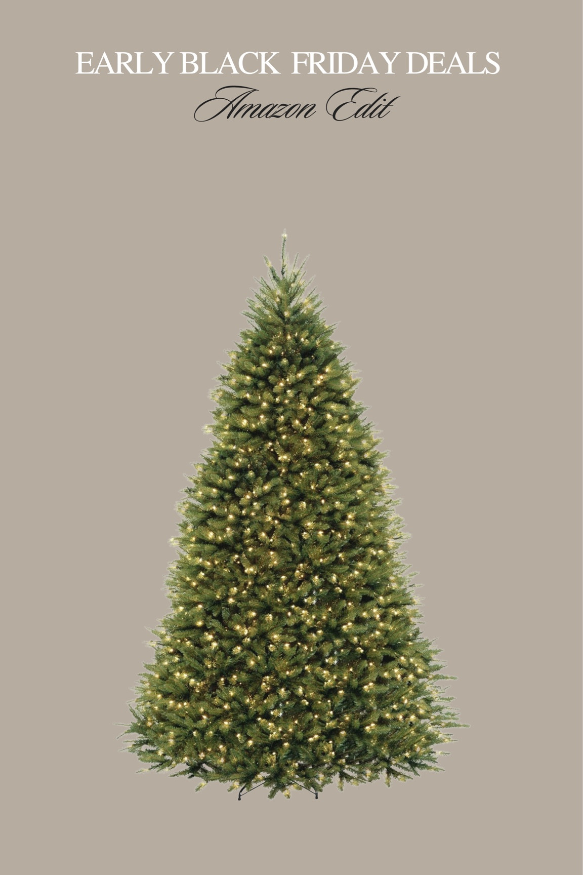 ‼️🚨 #BLACKFRIDAY deal alert! 


PRODUCT DEETS! 🌲✨

NATURAL LIFELIKE APPEAL: Our pre-lit artificial branches look ultra-realistic and lifelike. With 4,026 individually crafted branch tips, this full bodied tree is as charming as the real thing

SIMPLE SETUP AND STORAGE: Convenient hinged branches and pre-strung lights allow for easy setup and disassembly
10 FUNCTION, MULTI-COLOR LIGHTS: This durable pre-lit Christmas tree features 900 long-lasting LED lights. Our Dual Color light options include both solid white and multi-color, and 10 different functions to choose from. Complete with a sturdy metal base and fire-resistant, non-allergenic needle tips

#LTKHoliday #LTKCyberWeek #LTKsalealert