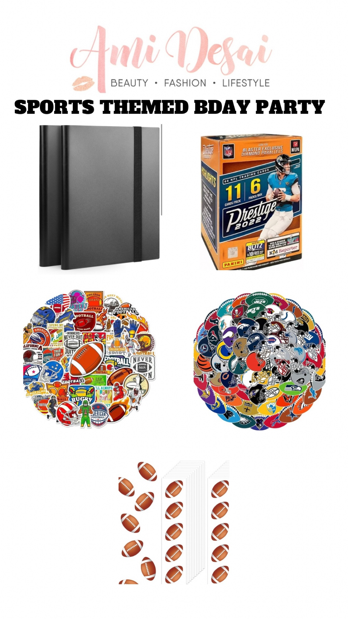 All the supplies I got for Rian’s sports themed birthday! Binders, cards, and stickers! 

#LTKParties #LTKFindsUnder50 #LTKKids