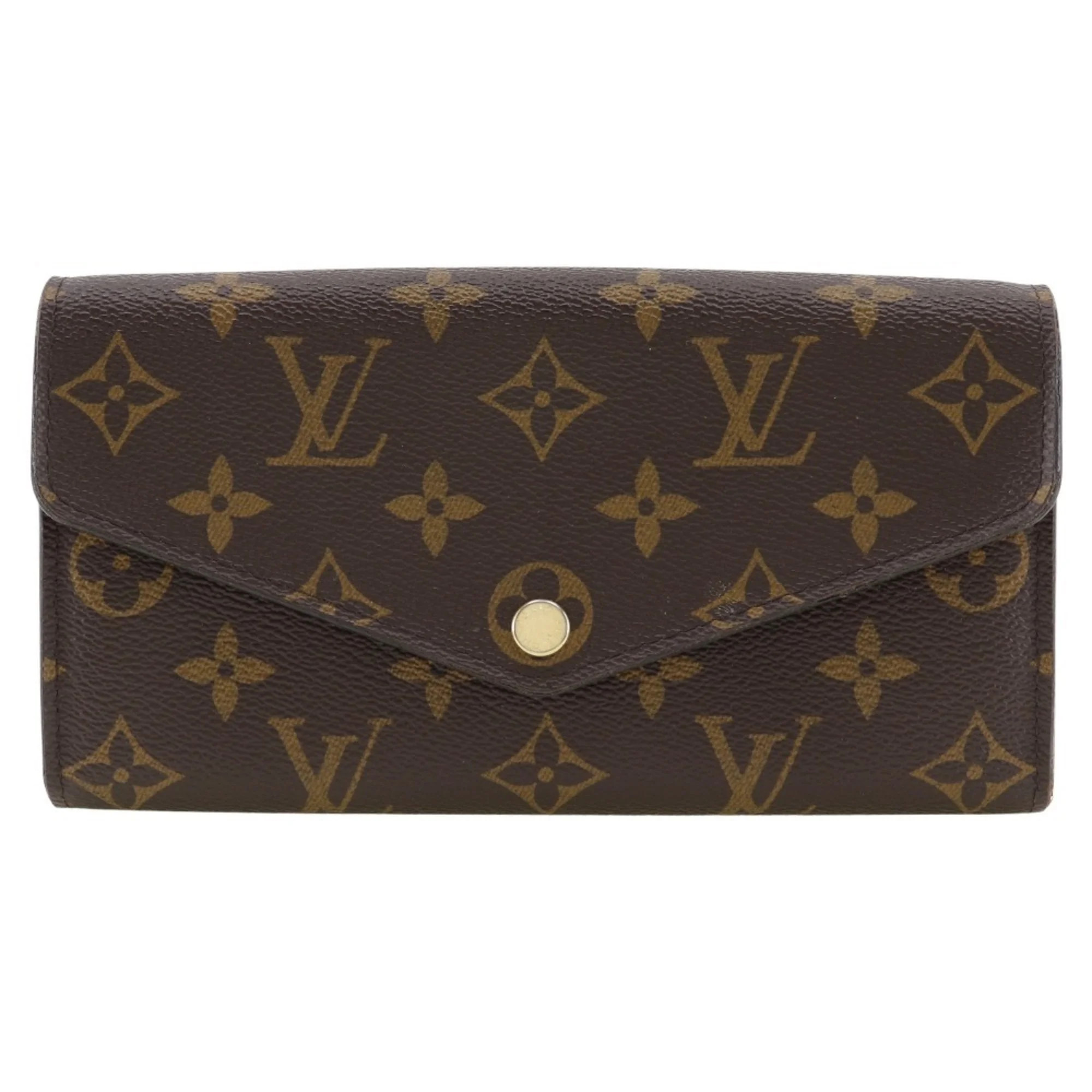 Pre-Owned Louis Vuitton LOUIS VUITTON Portefeuille Sarah Long Wallet M62236 Monogram Canvas Coque... | Walmart (US)