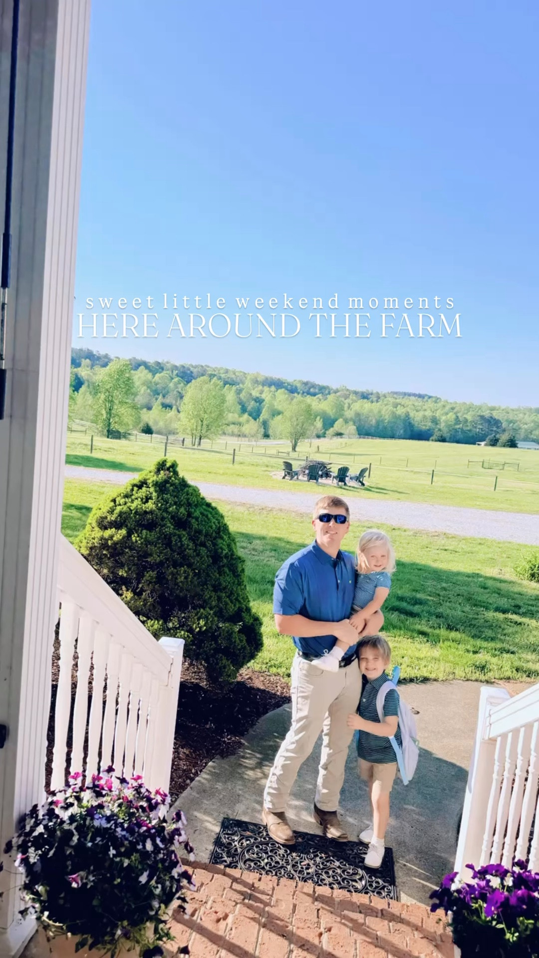 It’s been a full (!!) weekend around here between our family trip to the zoo 🦒🐒🐆🦩 and the small town tball jamboree 🧢⚾️ … and these sweet slow ☕️ moments 🌾 h o m e  on the  f a r m 🌸 are our most (!!) favorite all!! 🚜🌼🐥🪴🛠️🪵🌳🌿🐓 #weekendmoments 

We came home to the farm friday evening 🌅 with some new additions 🤭 - we welcomed even more (!!) sweet baby chicks 🐥🐓 to the farm 🚜 (the same age as our current chickadees 🐣 actually - that’s been our plan all along!!) and eek I’m so excited to hopefully have alllll the colorful 🌈 eggs 🥚 by late this summer!! 🌞 Our flock 🐤 is officially complete!!! ✔️ 

Little baby Emily 👧 wouldn’t believe the life she is living now - her literal dream 💭 come true!! 💖 Married to the country boy 🤠 of her dreams 🛻, raising two sweet baby boys 👶🏼, and allllll the chickens 🐓 out on their dream farm sweet farm!! 🚜🌾 #livingmydream 

And what a sweet Master’s Sunday it’s been… ⛳️ Dressed the boys in their new @themasters merch 👕 for 💒 this morning (so handsome 😍), then a stop by @loweshomeimprovement 🛠️ to get the last supplies 🪵 @wesmabry needed to finish ✔️ the garden 🪴 fencing 🌱 (he was out working on it while the babies 👶🏼 were napping 💤 and it looks SO good y’all 🤩), and ofcourse had the Master’s 🏌️‍♂️ on in the living room!! 🛋️ #masterssunday #mastersmerch 

And y’all……. my amazing and talented friend @autumn_ruppe_durham made these ADORABLE hand-stitched 🧵🪡 monogrammed pendants for the boys’ upstairs 🚪 playroom 🐴 nook (that I’m slowing piecing together 🥰) and I cannot get over how perfect 🤩 they are!! ✨ You are so gifted, Autumn!! Thank you for bringing my vision to life - we love you!!! 🩵 Everyone go check her out and order some for your littles, too!! How precious!!! 💙

When your hubby builds the country/farm garden (& fencing!) of your dreams….. 🪴😍🪵🛠️ It turned out absolutely perfect 🥹 and everything I dreamed of and more!!! 💭 Can’t wait to plant 🪴 even more in the beds 🪵 soon (our kitchen window 🪟 seedlings 🌱!!!) and watch this beautiful garden 🪏 come to life this spring 💐 and summer!!! 🌞 #ilovethistimeofyear