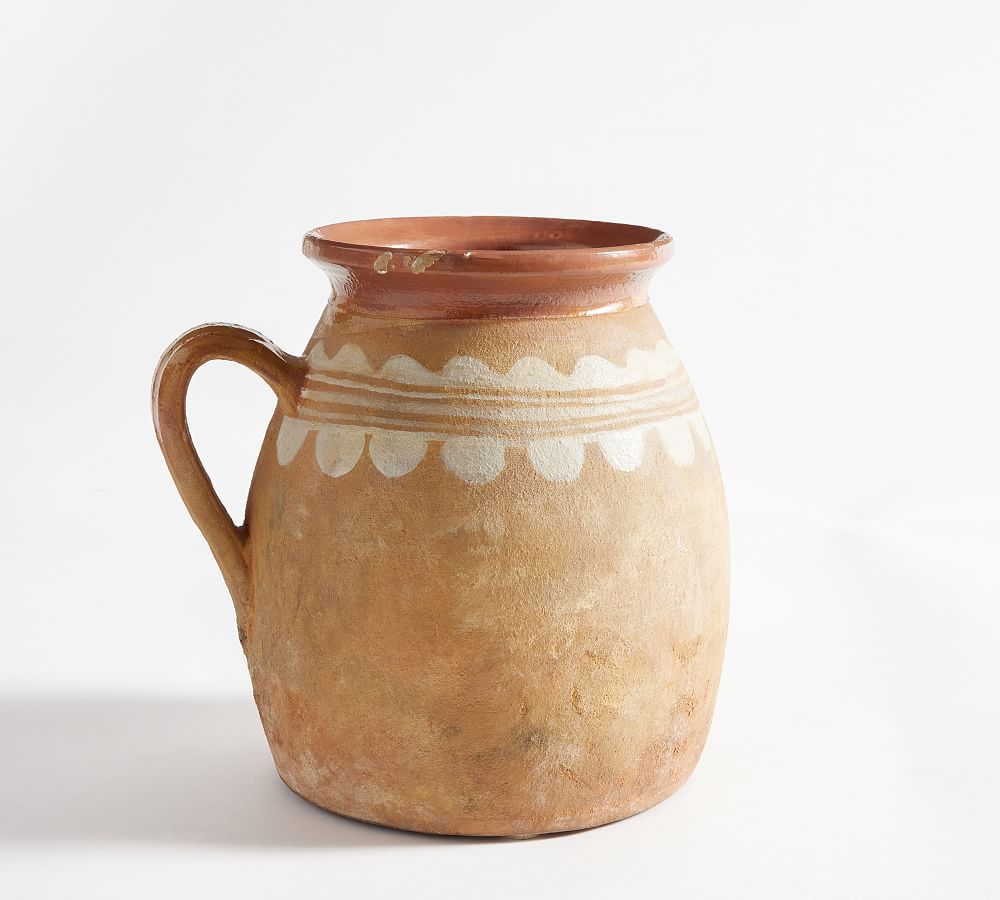 Fairfax Handcrafted Terracotta Jug | Pottery Barn (US)