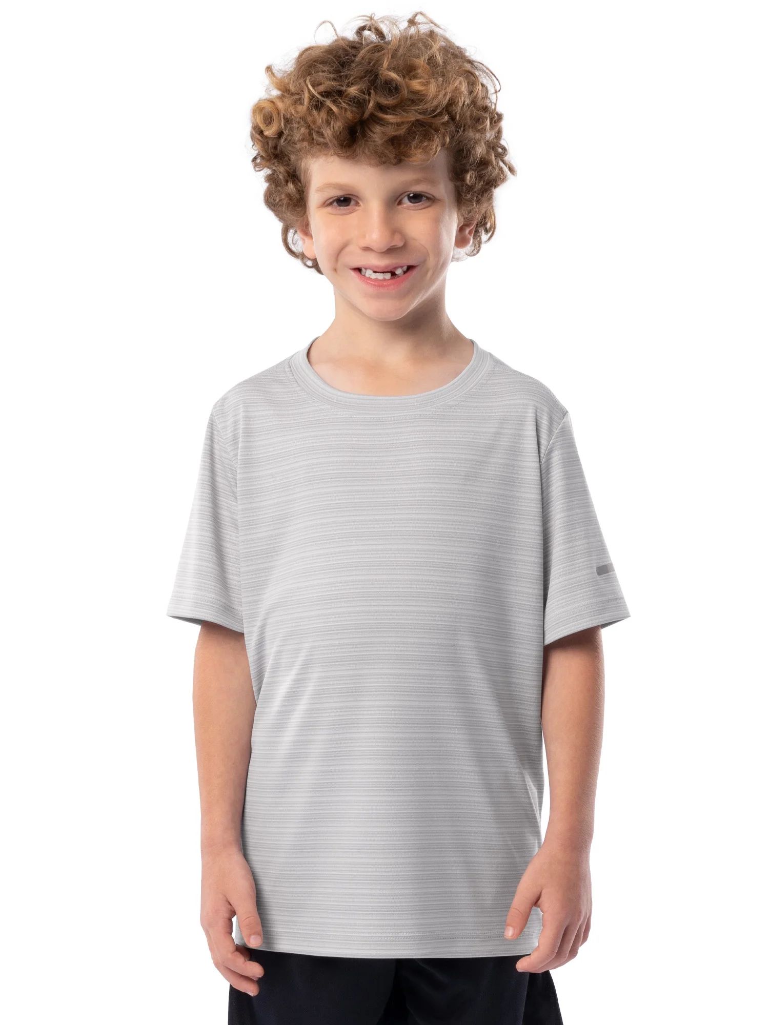 Athletic Works Boy's Short Sleeve Core Tee, Sizes 4-18 & Husky | Walmart (US)