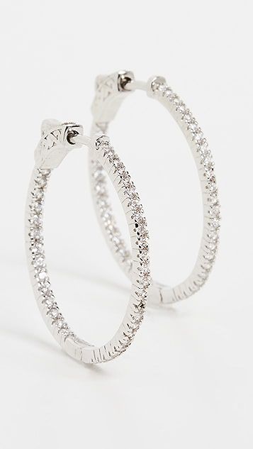 Inside Outside Thin Hoops | Shopbop