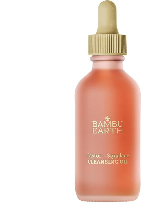 Bambu Earth Castor + Squalane Cleansing Face Oil - Gentle Formula Hydrating Makeup Remover - Rest... | Amazon (US)