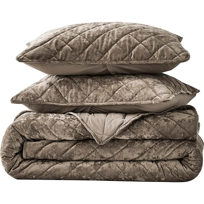 Chanti Velvet Quilt Set | Wayfair North America