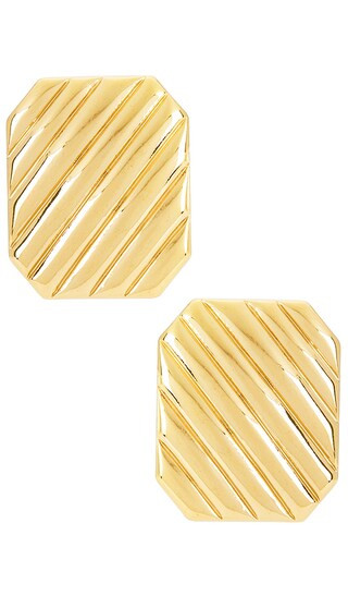 Heaven Mayhem Treat Earrings in Metallic Gold. | Revolve Clothing (Global)