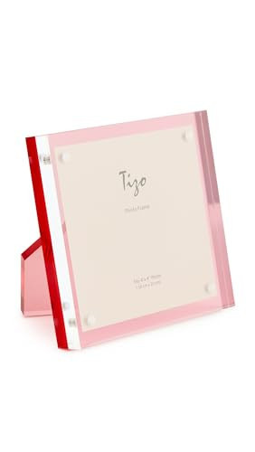 Tizo Design Women's Lucite Frame 4x4, Pink, One Size | Amazon (US)