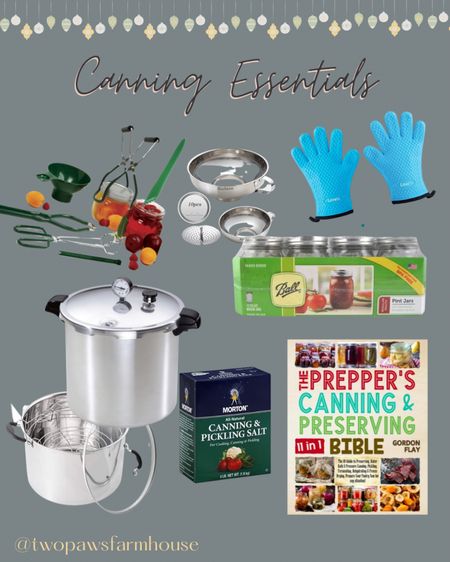 Canning essentials for the homesteader! Everything you need to can and preserve food! 

#LTKsalealert #LTKhome #LTKGiftGuide