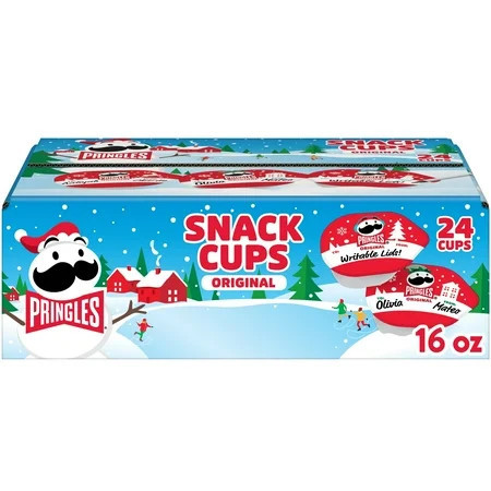 Pringles Original Potato Crisps Chips, Holiday Snacks, 24 Count | Walmart (US)