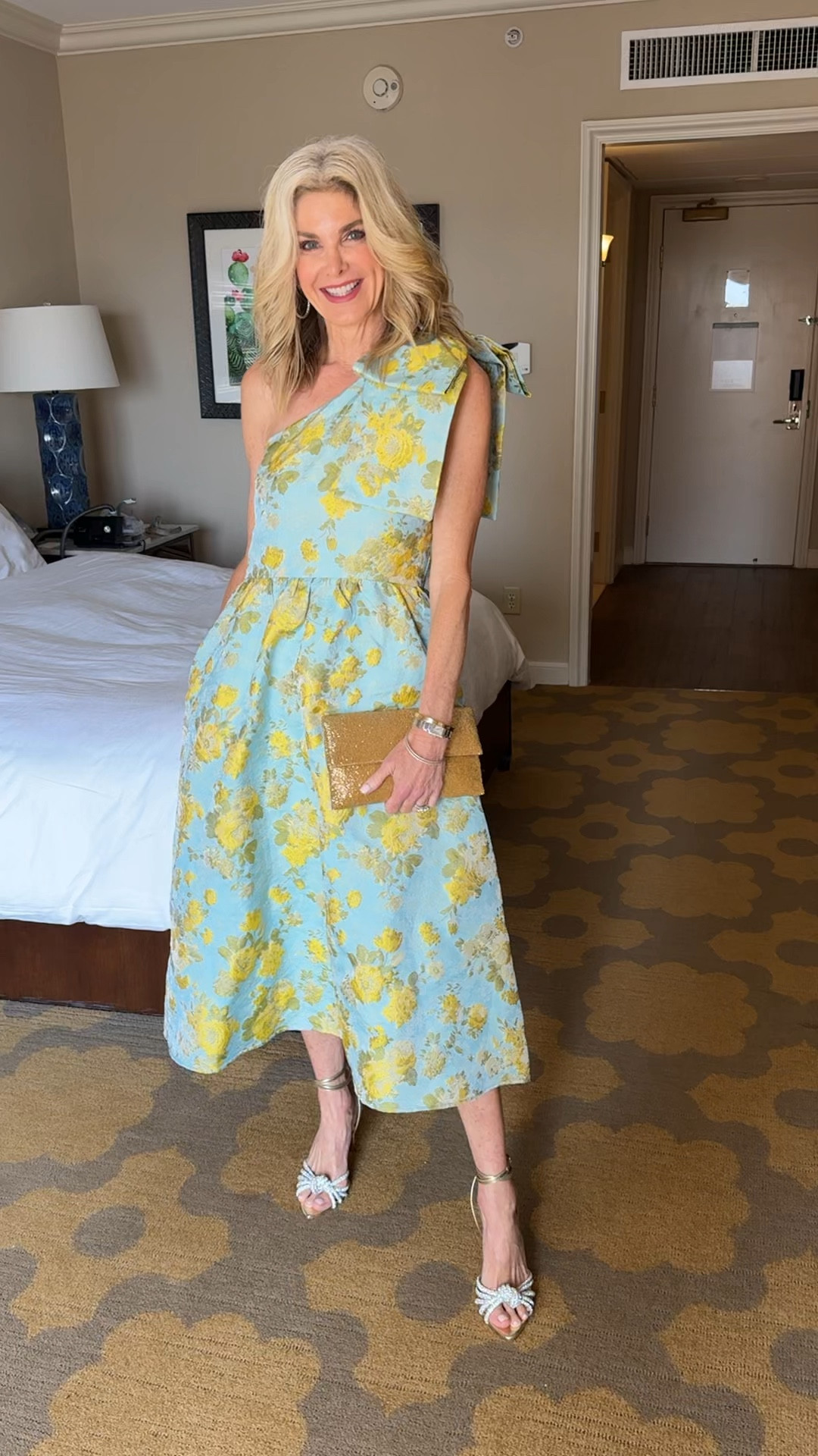 New dress from Abbey Glass. Perfect for wedding guest or cocktail event. Wearing size small. Fits TTS. 

#LTKStyleTip #LTKOver40 #LTKWedding