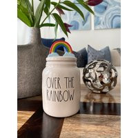 Rae Dunn Over The Rainbow Canister | Etsy (US)