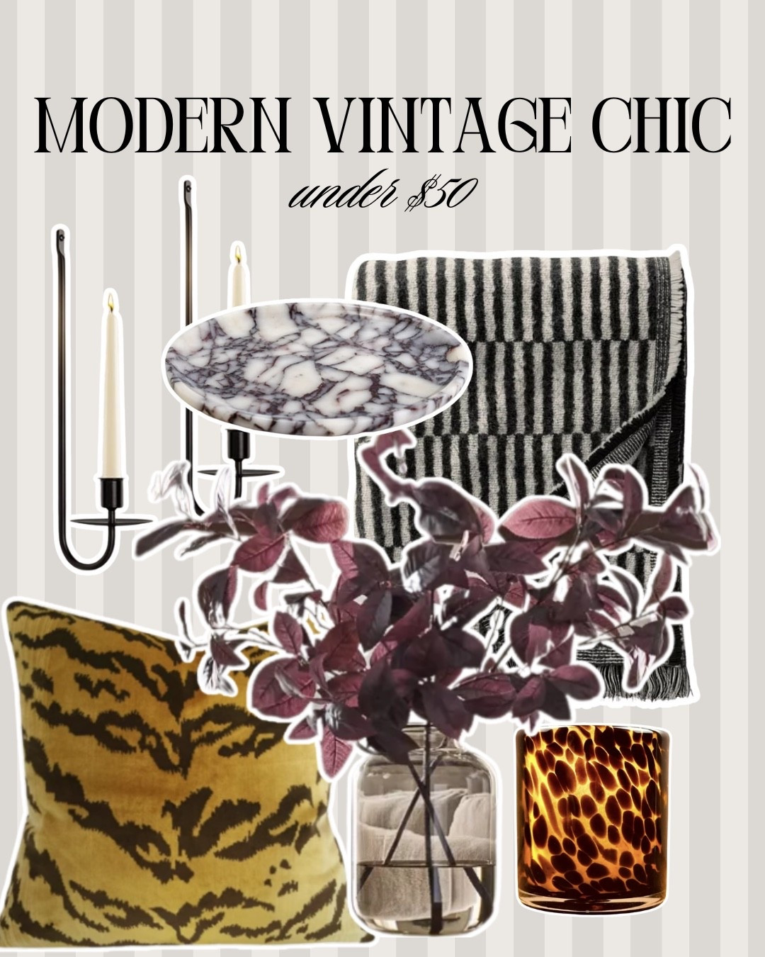 Trending now: tortoise print and patterns for a vintage inspired home ✨ calling this modern vintage chic. All under $50! 

#modernvintage #chichome #cozyhome #tortoise #fallhome

#LTKHome #LTKSeasonal #LTKFindsUnder50