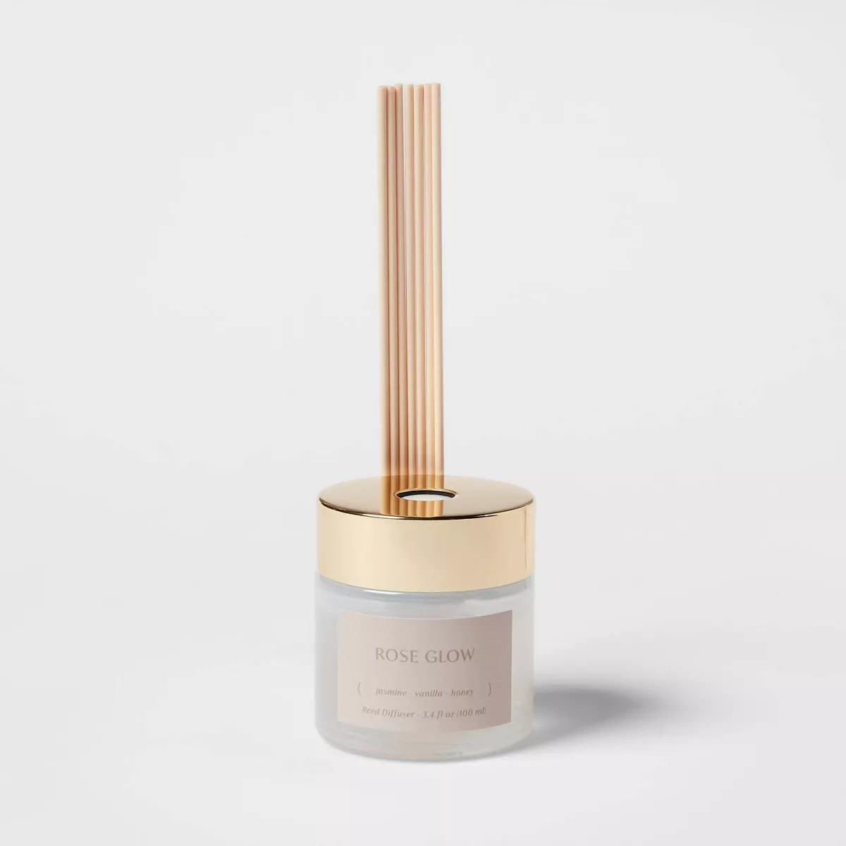 100ml Fiber Reed Diffuser Rose Glow - Threshold™ | Target