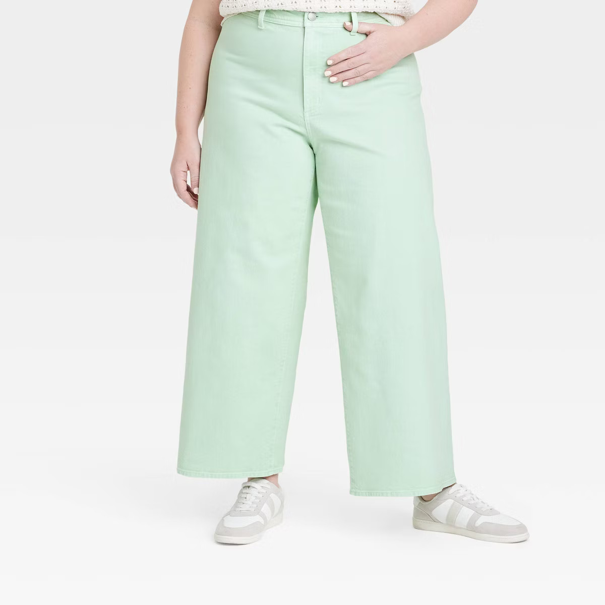 Women's High-Rise Sailor Wide Leg Ankle Jeans - Universal Thread™ | Target