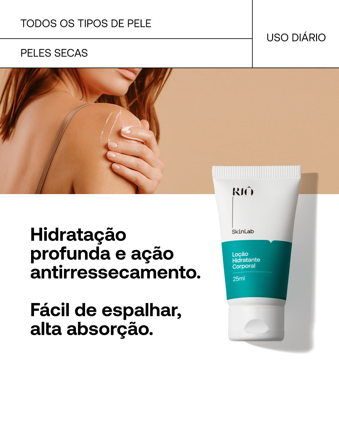Loção Hidratante Corporal - Travel Size | Riô Skin Lab (BR)